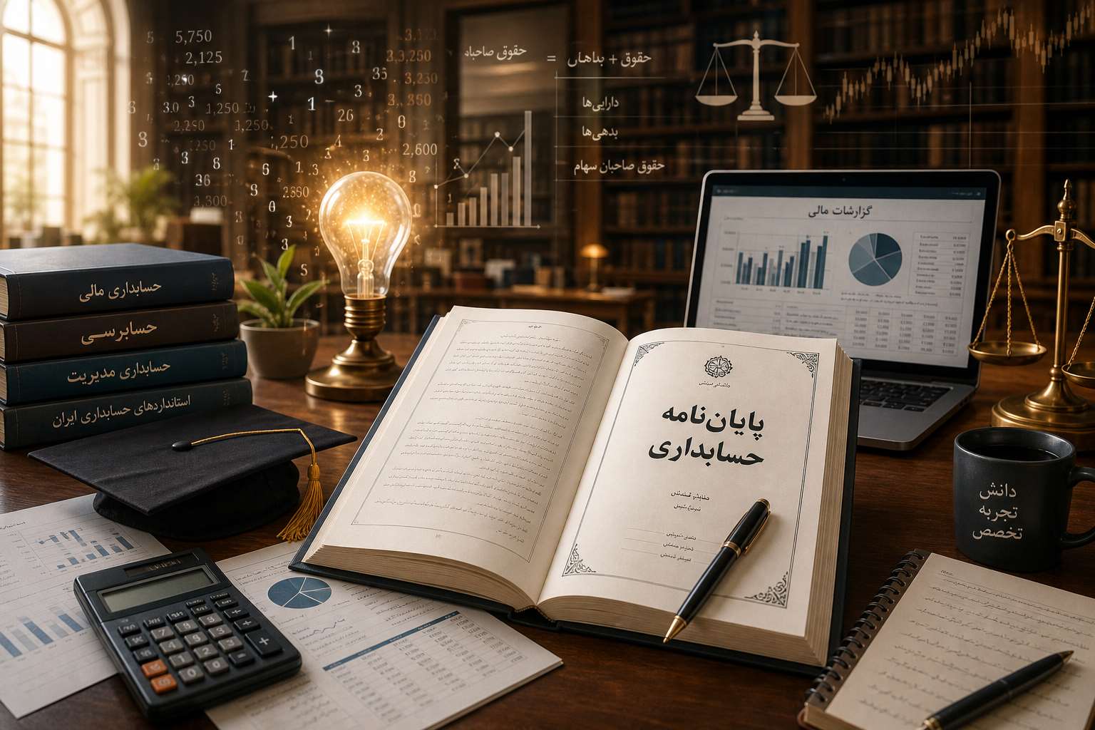 انجام پایان‌نامه حسابداری