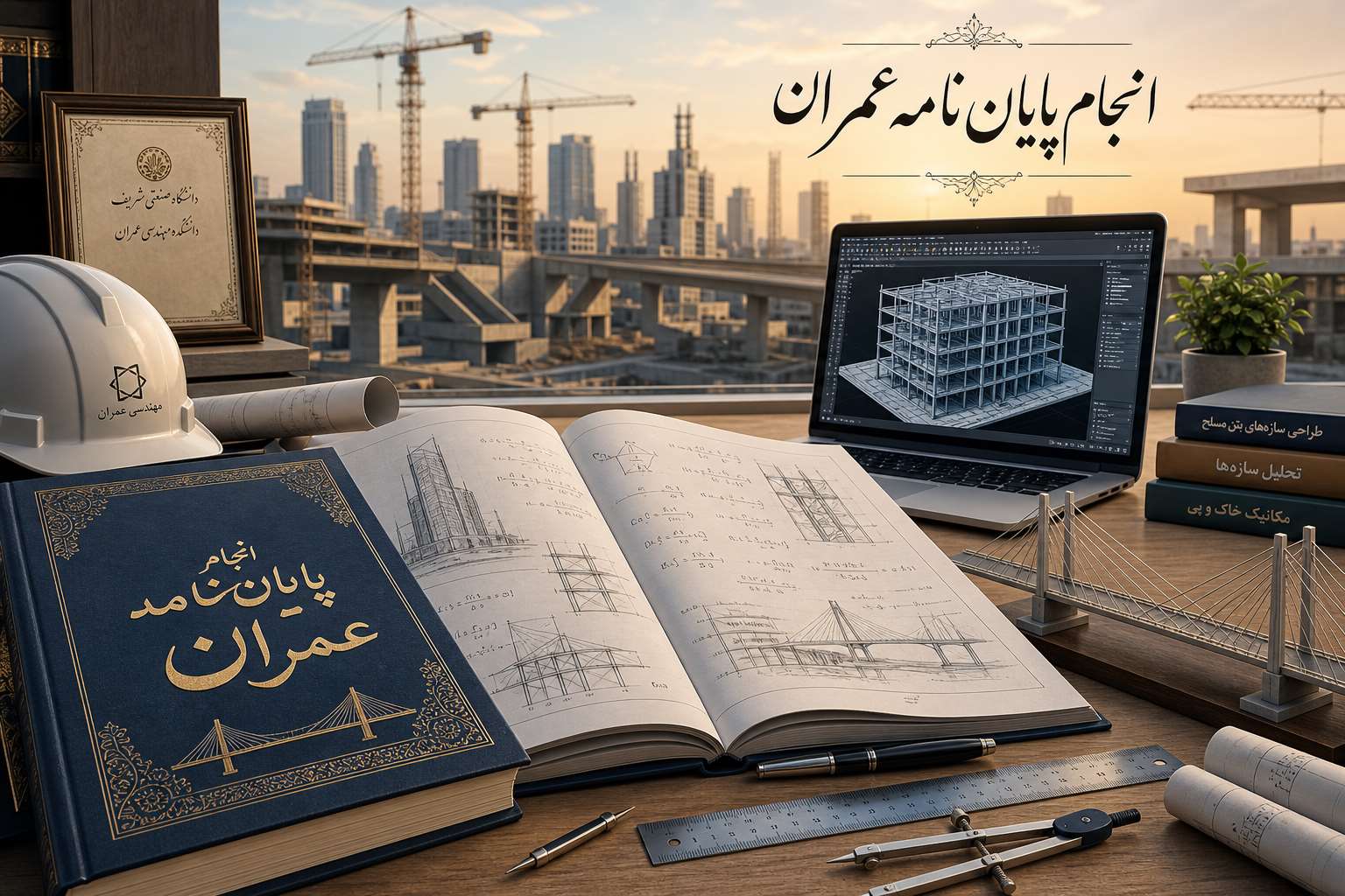 انجام پایان‌نامه عمران