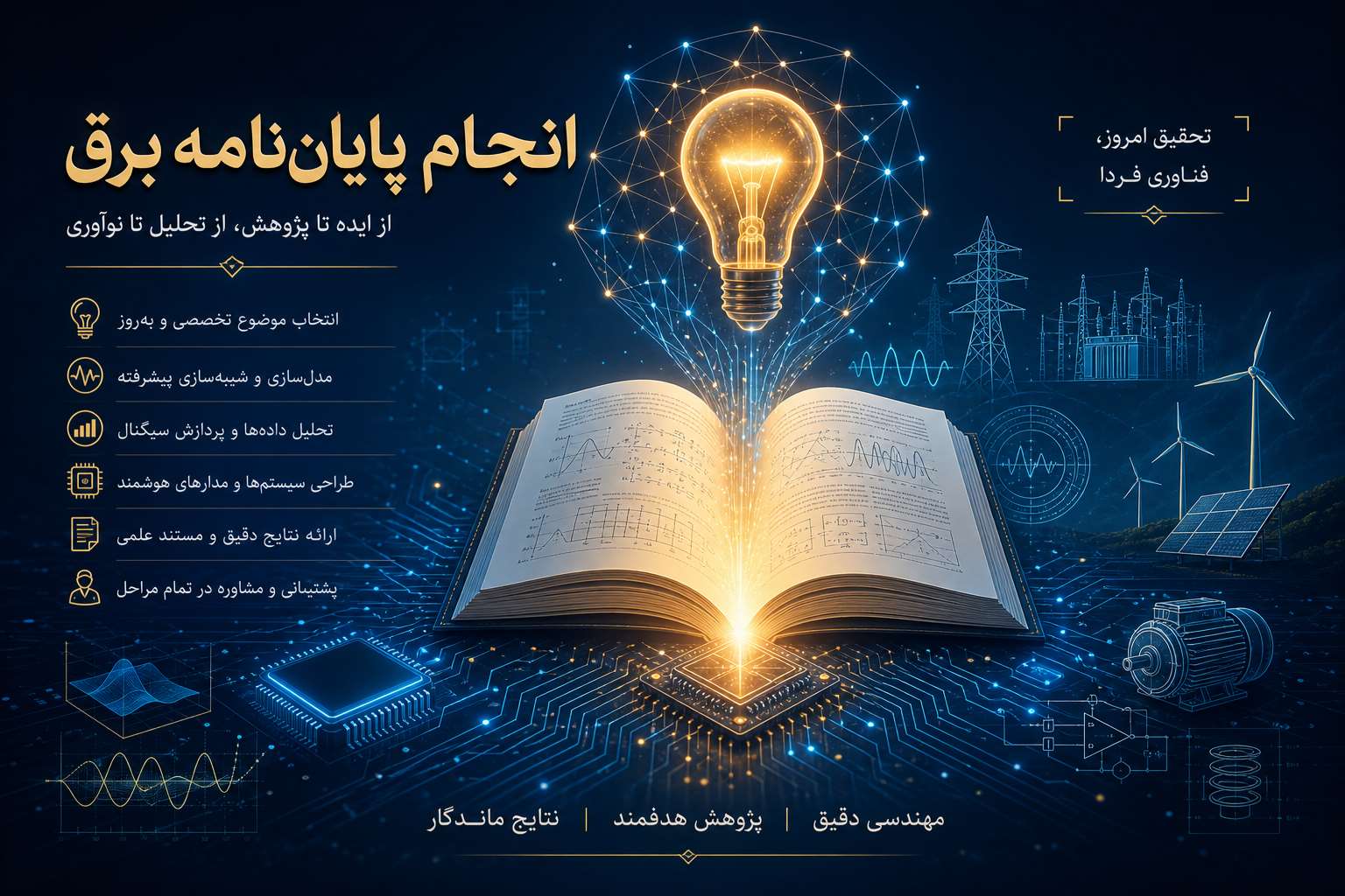 انجام پایان‌نامه برق